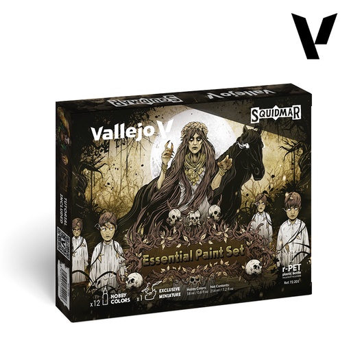 [ VAL72201 ] Vallejo Essential Paint Set Squidmar 12x18ml