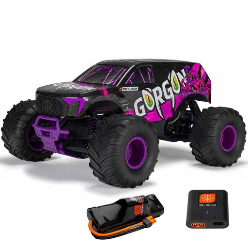 [ ARA3230ST4 ] GORGON 2WD RTR Brushed Monster Truck (Battery & Charger Included) Purple