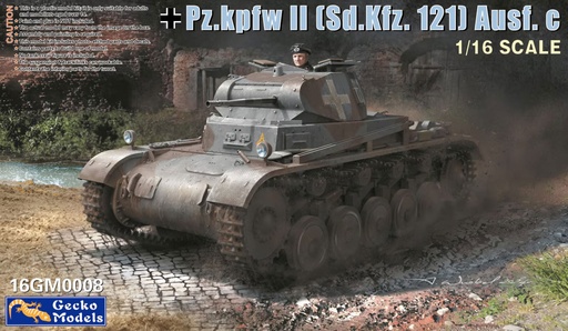 [ 16GM008 ] Gecko Models Pz. Kpfw II (Sd.Kfz. 121) Ausf. A/B/C 1/16