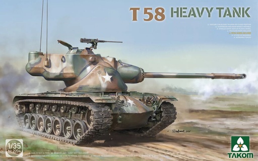 [ TAKOM2204 ] Takom T58 Heavy Tank 1/35