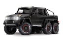 [ TRX-88296-4BLK ] Traxxas TRX-6 Mercedes-Benz G63 AMG body 6x6 trail truck clipless - black - trx88296-4blk
