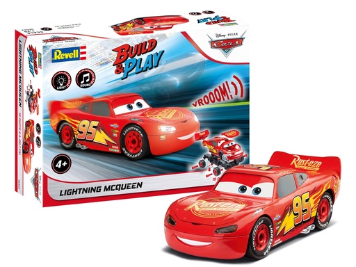 [ RE06562 ] Revell Lightning McQueen Disney-Cars (Light & Sound) bouwpakket