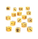 [ GW55-64 ] IMPERIAL FISTS DICE (Leverbaar vanaf 20/9)