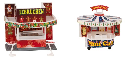 [ FAL134001 ] Faller 2 kerstmarktkraampjes 1/87