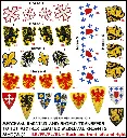 [ VICTRIXMED(VL)1 ] Victrix Medieval Barding and Shield Transfers 1
