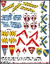 [ VICTRIXMED(VL)3 ] Victrix Medieval Barding and Shield Transfers 3