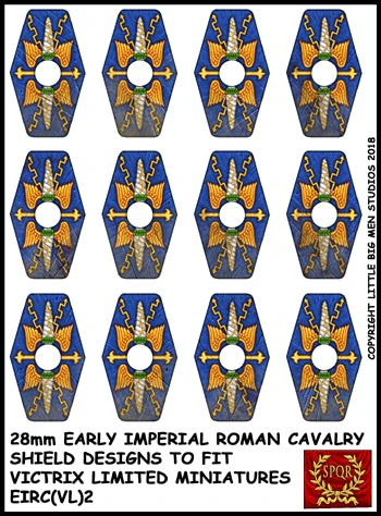 [ VICTRIXEIRC(VL)2 ] Victrix Early Imperial Roman Cavalry Shield Transfers 2