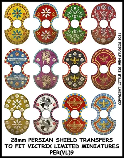 [ VICTRIXPER(VL)9 ] Victrix  Persian Shield Transfers 9