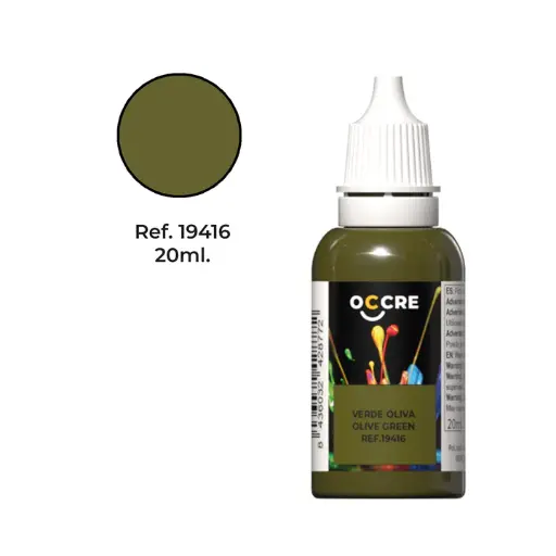 [ OCCRE19416 ] Occre Acrylic Paint Olive Green 20ml