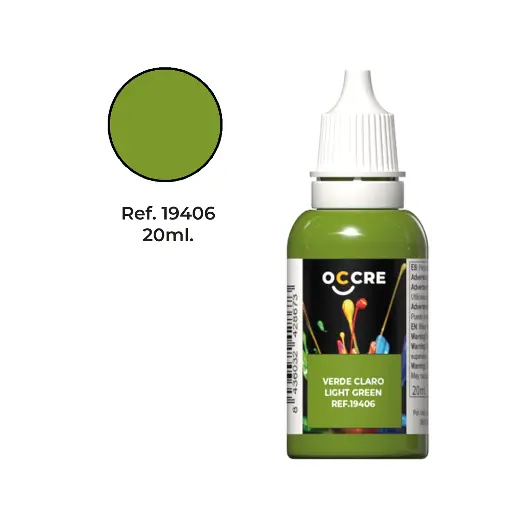[ OCCRE19406 ] Occre Acrylic Paint Light Green 20ml