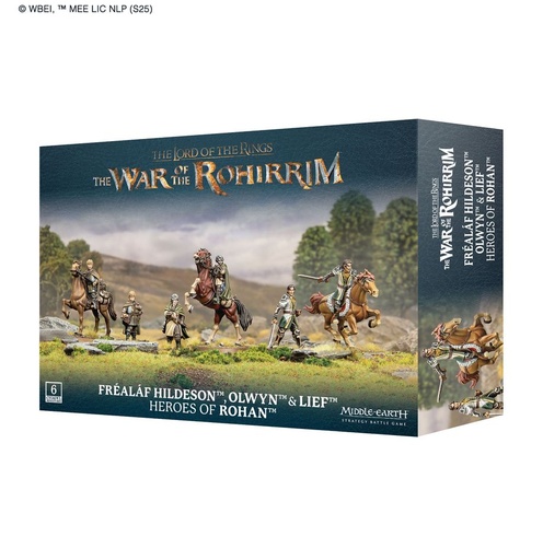 [ GW30-99 ] M-E SBG: FRÉALAF HILDESON & OLWYN & LIEF, HEROES OF ROHAN (Leverbaar vanaf 4/10)