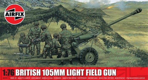 [ AIRA02332 ] Airfix British 105mm light field gun 1/76
