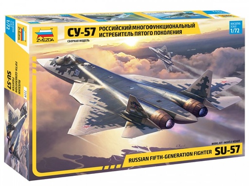 [ ZVE7319 ] Zvezda RUSSIAN 5TH GENERATION FIGHTER SU-57 1/72