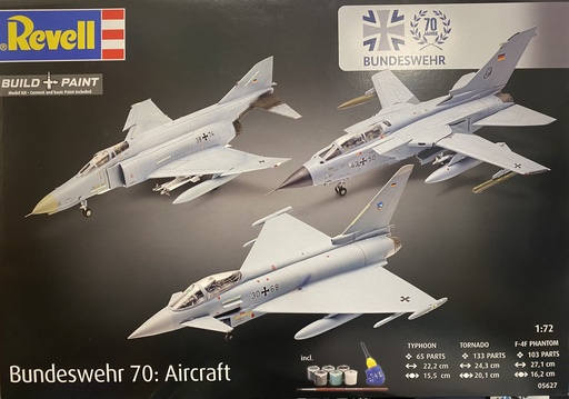 [ RE05627 ] Revell Bundeswehr 70: Aircraft 1/72