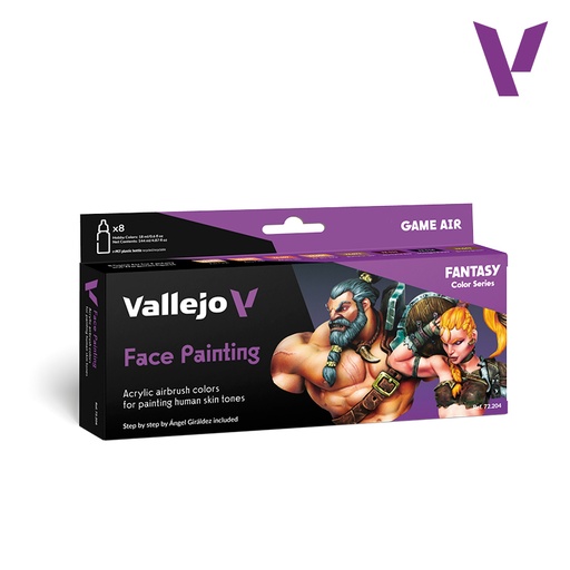 [ VAL72204 ] Vallejo Face painting  Fantasy color series 