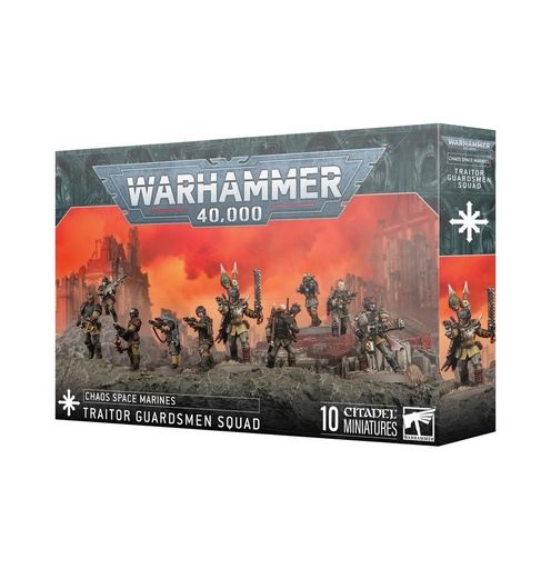 [ GW43-107 ] CHAOS SPACE MARINES: TRAITOR GUARSMEN SQUAD (Leverbaar vanaf 8/11)