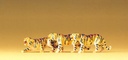 [ PRE20380 ] Preiser tigers  3 pcs 1/87  HO 