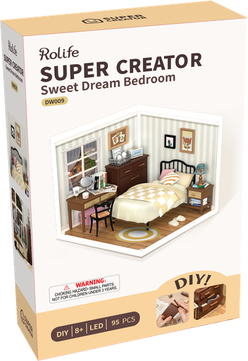 [ ROLIFEDW009 ] Rolife Super Creator Sweet Dream Bedroom 