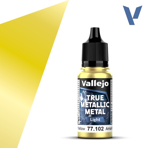 [ VAL77102 ] Vallejo True Metallic Metal Radiant Yellow 18ml.