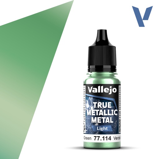 [ VAL77114 ] Vallejo True Metallic Metal Dusken Green 18ml.