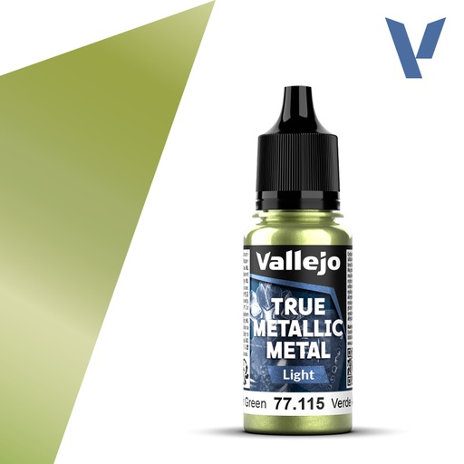 [ VAL77115 ] True Metallic Metal Amber Green 18ml.