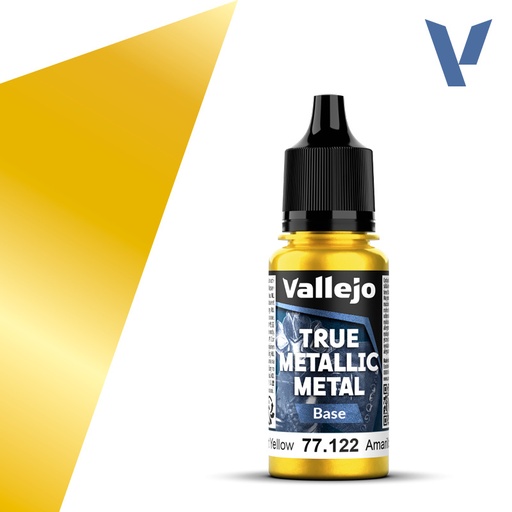 [ VAL77122 ] Vallejo True Metallic Metal Radiant Yellow 18ml.