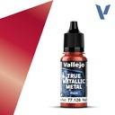 [ VAL77126 ] Vallejo True Metallic Metal Ruby Red 18ml.