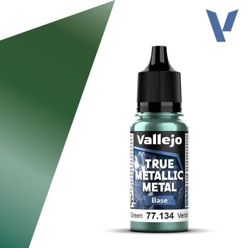 [ VAL77134 ] True Metallic Metal Dusken Green 18ml.