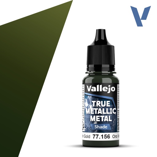 [ VAL77156 ] True Metallic Metal Greenish Gold 18ml.