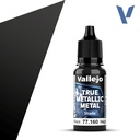 [ VAL77160 ] Vallejo True Metallic Metal Obsidian Black 18ml.