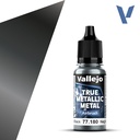 [ VAL77180 ] Vallejo True Metallic Metal Obsidian Black 18ml.