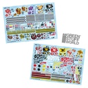 [ GSW6562 ] Green Stuff World Water Slide Decals Orcs 2pcs.