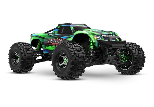 [ TRX-89087-4GRN ] Traxxas Maxx Ultimate 4WD Brushless Electric Monster Truck, VXL-4S, TQi - Green