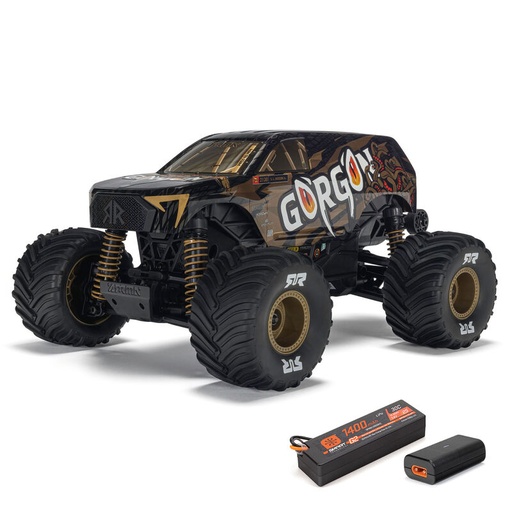 [ ARA2130T3 ] GORGON GROM 4X4 RTR Brushed - Battery & Charger included