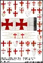 [ VICTRIXMED(VL)11 ] Victrix Knights Templar Shield & Flag Transfers
