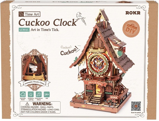 [ ROKRLC901C ] Rokr Cuckoo Clock 