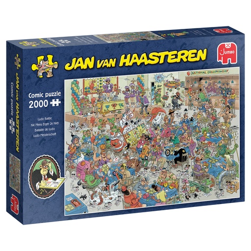 [ JUMBO00523 ] Jumbo Jan Van Haasteren - NK Mens Erger Je Niet - 2000 stukjes