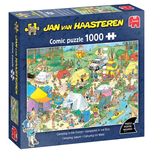 [ JUMBO00603 ] Jumbo Jan Van Haasteren - Kamperen in het Bos - 1000 stukjes