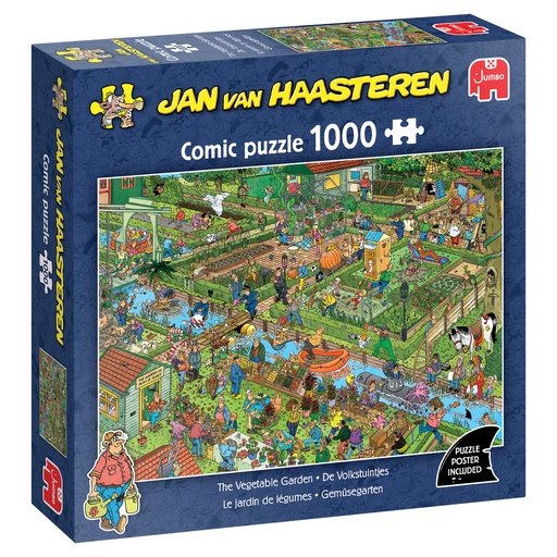 [ JUMBO00600 ] Jumbo Jan Van Haasteren - De Volkstuintjes - 1000 stukjes 