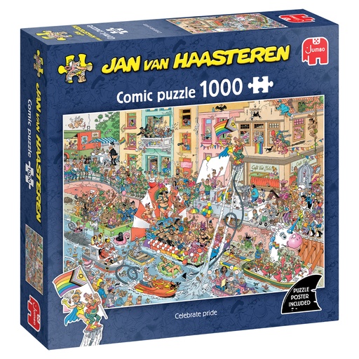 [ JUMBO00618 ] Jumbo Jan Van Haasteren - Celebrate Pride - 1000 stukjes