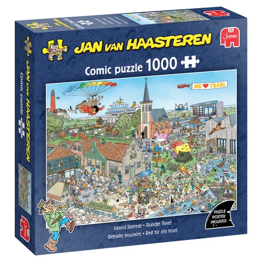 [ JUMBO00606 ] Jumbo Jan Van Haasteren - Rondje Texel - 1000 stukjes