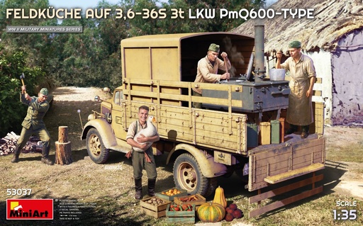 [ MINIART53037 ] Feldküche auf 3.6-365 st LKW PmQ600-Type  1/35