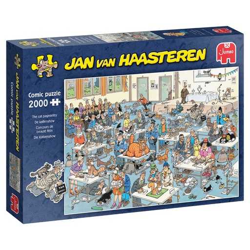 [ JUMBO00640 ] Jumbo Jan Van Haasteren - De Kattenshow - 2000 stukjes 