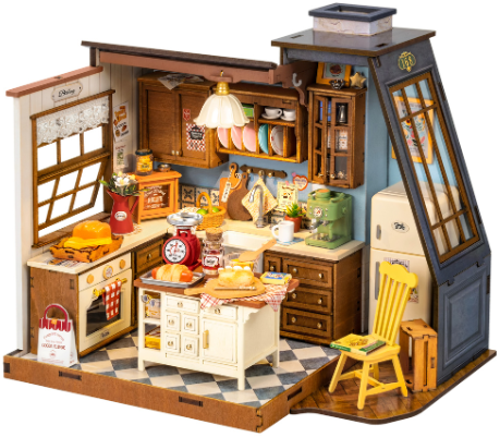 [ ROLIFEDG172 ] Rolife Miniature House Baking Kitchen 