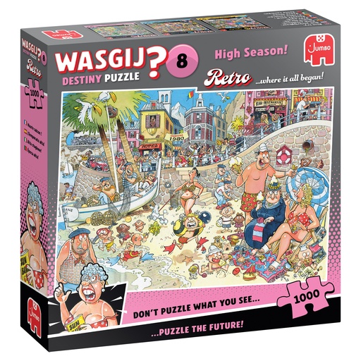 [ JUMBO00580 ] Jumbo Wasgij? Destiny Puzzle Retro - 8 - High Season - 1000 stukjes