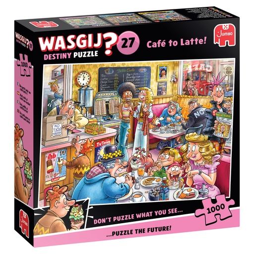 [ JUMBO00596 ] Jumbo Wasgij? Destiny Puzzle - 27 - Café To Latte - 1000 stukjes