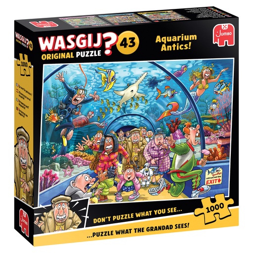 [ JUMBO00585 ] Jumbo Wasgij? Original Puzzle - 43 - Aquarium Antics - 1000 stukjes