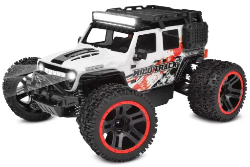 [ ISH-001-030 ] Ishima - 1/20 Big Foot "Wild Track" 4WD - Brushed - RTR - White Color