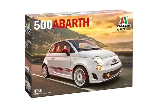 [ ITA-3674 ] Italeri 500 Abarth 2008 1/24