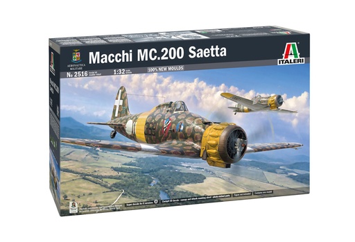 [ ITA-2516 ] Italeri Macchi MC.200 Saetta 1/32